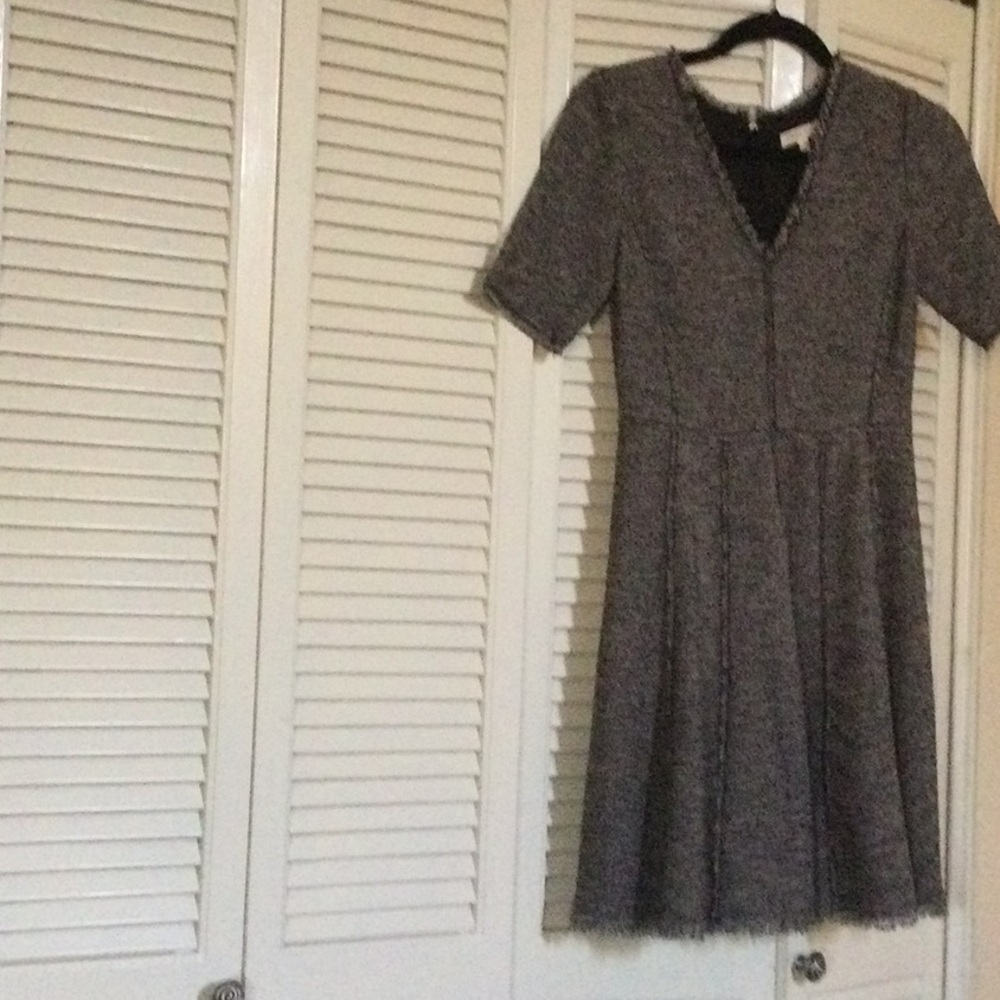 Rebecca Taylor Charcoal Mini Dress